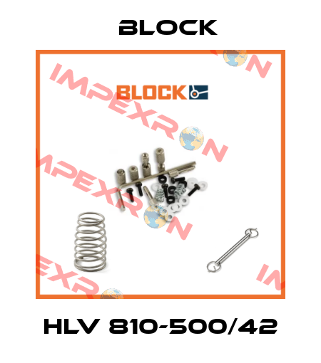 HLV 810-500/42 Block