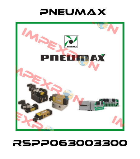 RSPP063003300 Pneumax