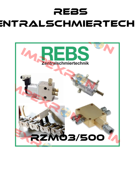 RZM03/500 Rebs Zentralschmiertechnik