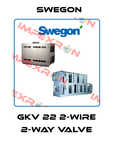 GKV 22 2-wire 2-way valve Swegon