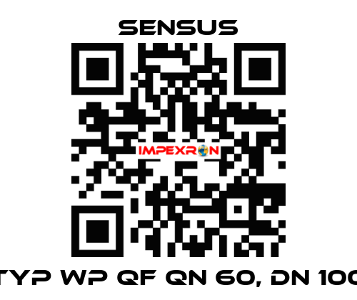 Typ WP QF QN 60, DN 100 Sensus