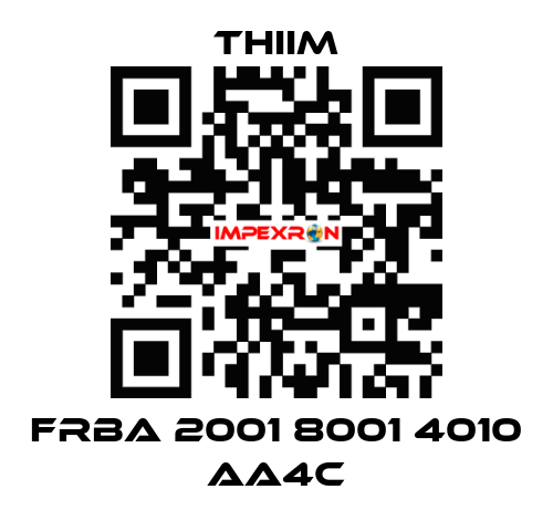 FRBA 2001 8001 4010 AA4C Thiim