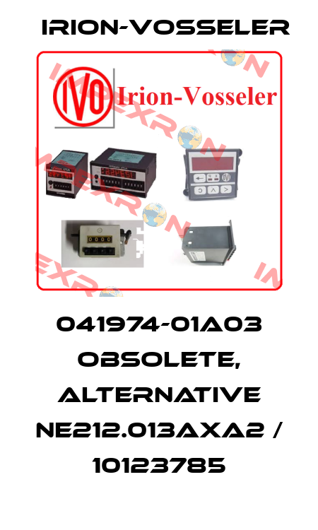 041974-01A03 obsolete, alternative NE212.013AXA2 / 10123785 Irion-Vosseler