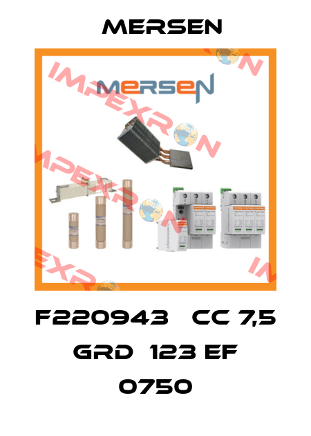 F220943   CC 7,5 GRD  123 EF 0750 Mersen