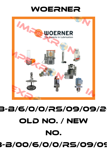VPB-B/6/0/0/RS/09/09/20/V old No. / new No. VPB-B/00/6/0/0/RS/09/09/20 Woerner