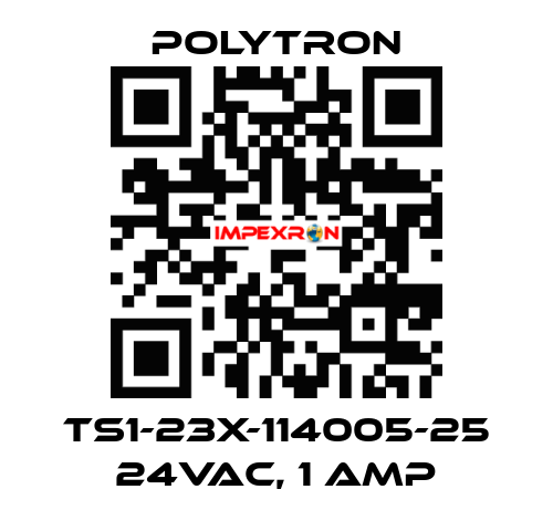 TS1-23X-114005-25 24VAC, 1 Amp Polytron