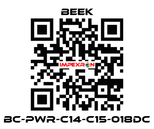 BC-PWR-C14-C15-018DC Beek