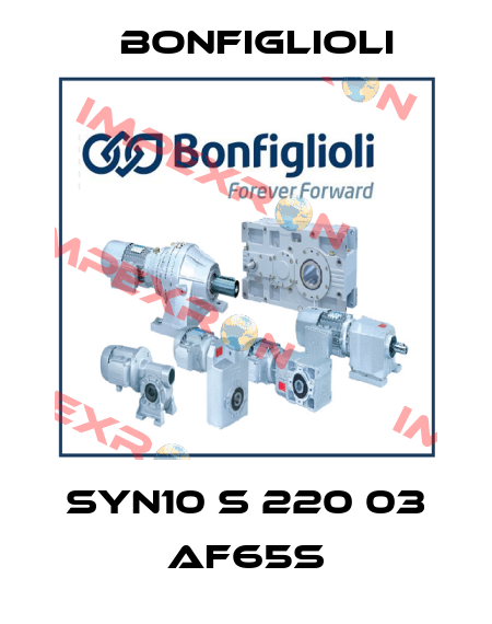 SYN10 S 220 03 AF65S Bonfiglioli