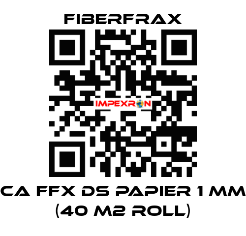 CA FFX DS PAPIER 1 MM (40 m2 roll) Fiberfrax