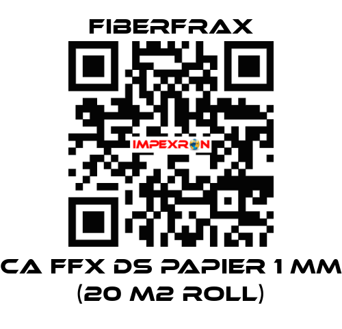 CA FFX DS PAPIER 1 MM (20 m2 roll) Fiberfrax