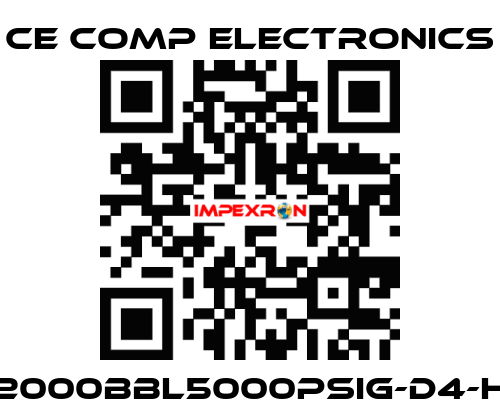 DPG2000BBL5000PSIG-D4-HA-10 Ce Comp Electronics