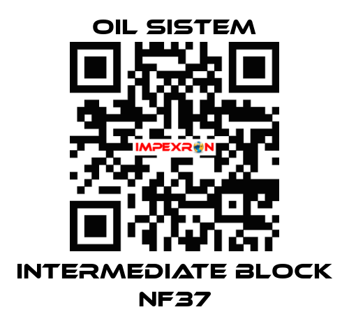 Intermediate block NF37 Oil Sistem