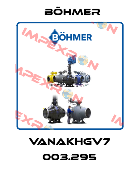 VANAKHGV7 003.295 Böhmer