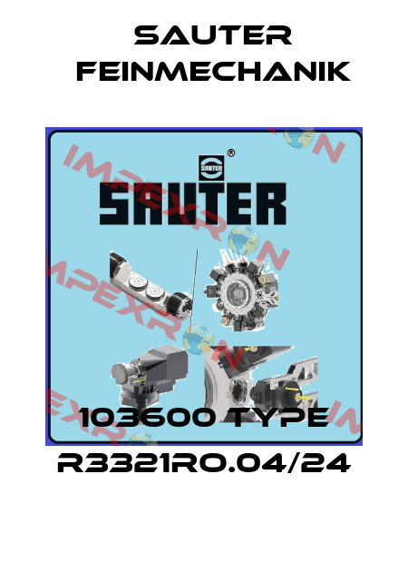 103600 type R3321RO.04/24 Sauter Feinmechanik