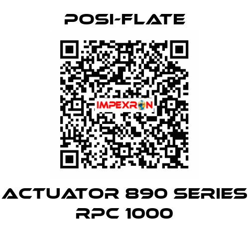 Actuator 890 series RPC 1000 Posi-flate