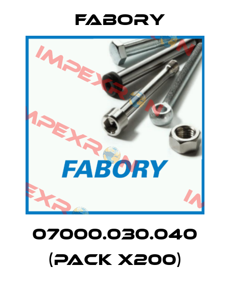07000.030.040 (pack x200) Fabory