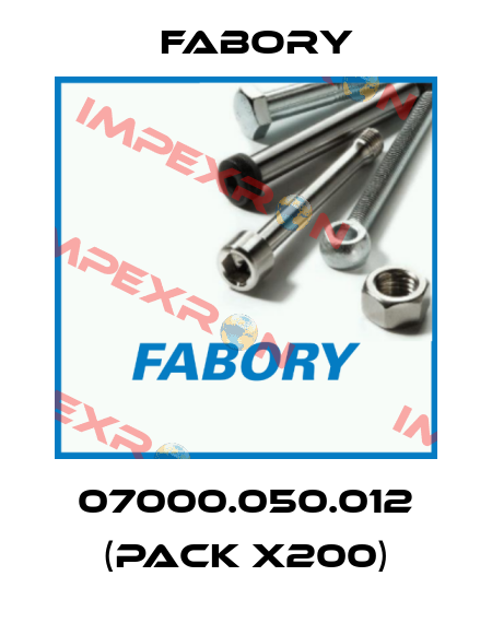 07000.050.012 (pack x200) Fabory