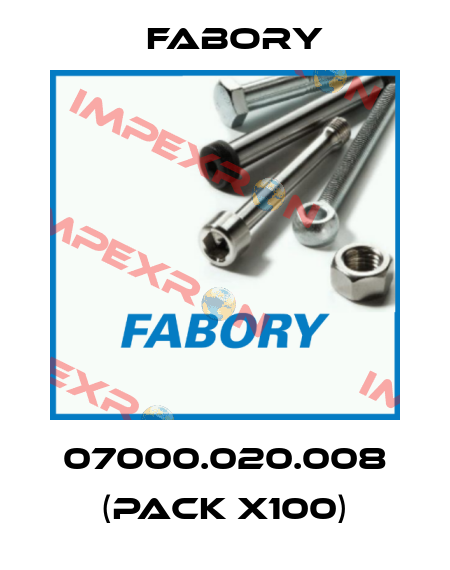 07000.020.008 (pack x100) Fabory