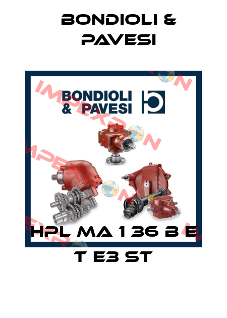 HPL MA 1 36 B E T E3 ST Bondioli & Pavesi