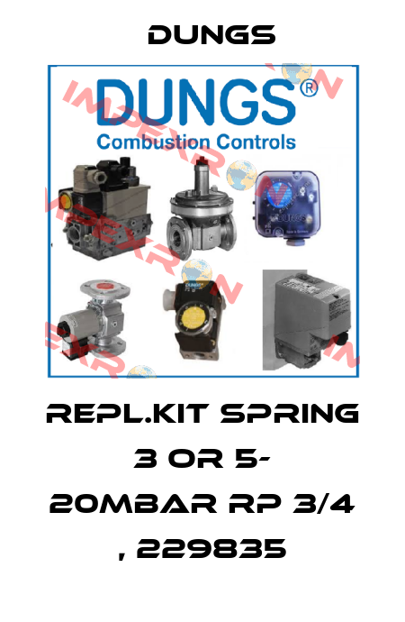 Repl.kit spring 3 or 5- 20mbar Rp 3/4 , 229835 Dungs