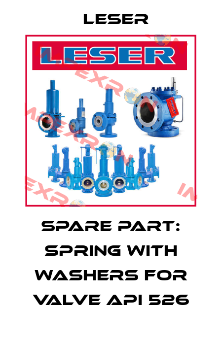 spare part: Spring with washers for Valve API 526 Leser
