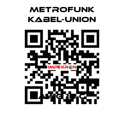 AWG 18 C METROFUNK KABEL-UNION