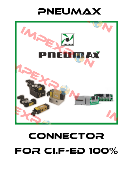 Connector for CI.F-ED 100% Pneumax