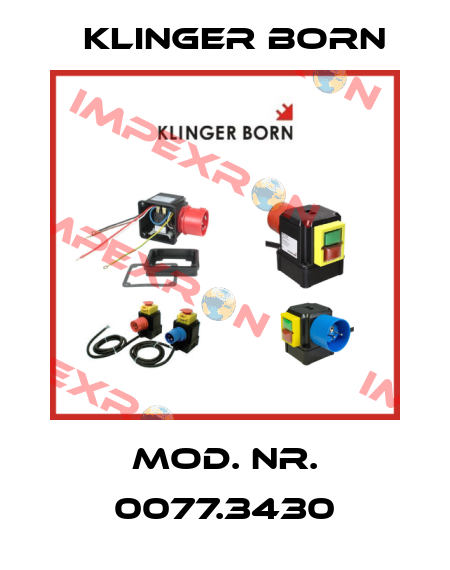 Mod. Nr. 0077.3430 Klinger Born