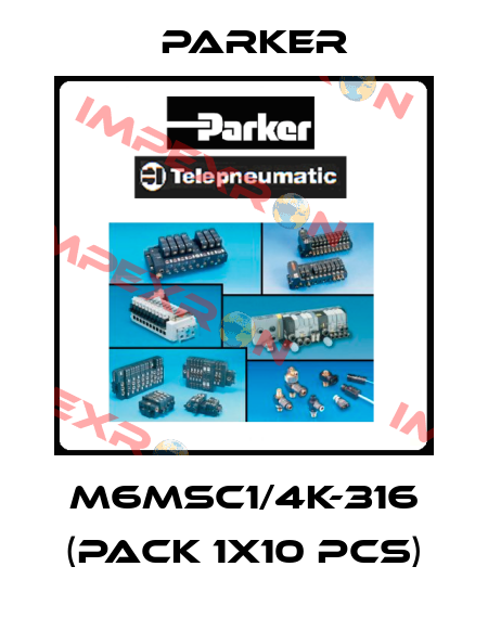 M6MSC1/4K-316 (pack 1x10 pcs) Parker
