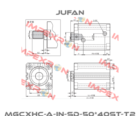 MGCXHC-A-IN-SD-50*40ST-T2 Jufan