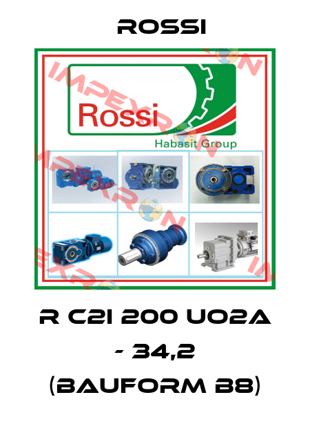 R C2I 200 UO2A - 34,2 (Bauform B8) Rossi