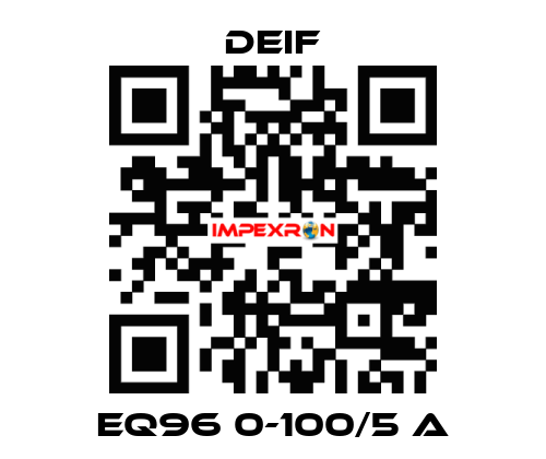 EQ96 0-100/5 A Deif