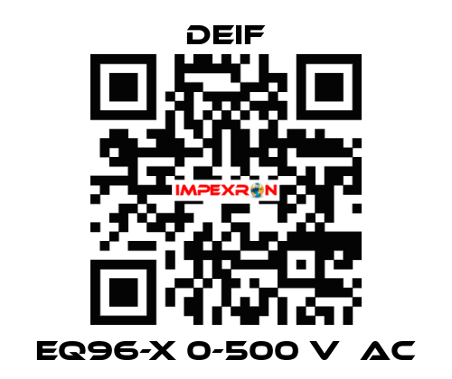 EQ96-x 0-500 V  AC Deif