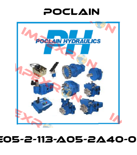 MSE05-2-113-A05-2A40-0000 Poclain