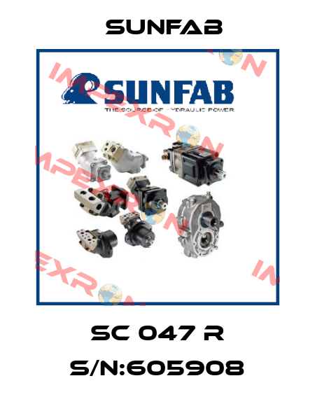 SC 047 R S/N:605908 Sunfab