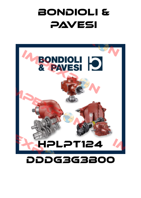 HPLPT124 DDDG3G3B00 Bondioli & Pavesi