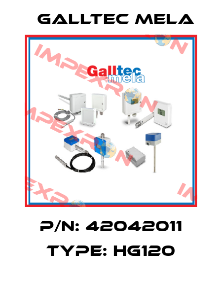 P/N: 42042011 Type: HG120 Galltec Mela
