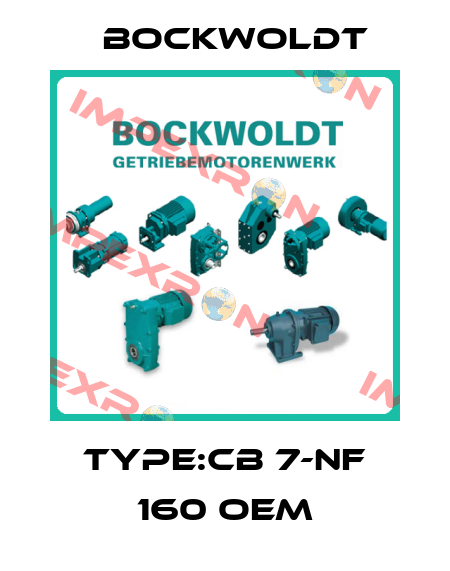 Type:CB 7-NF 160 OEM Bockwoldt