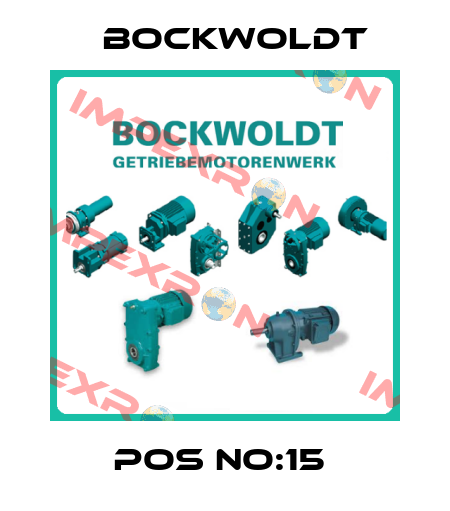 POS NO:15  Bockwoldt