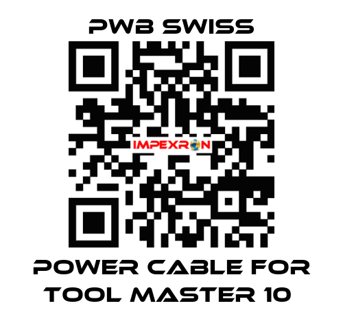 POWER CABLE FOR TOOL MASTER 10  PWB Swiss