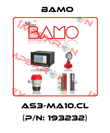 AS3-MA10.CL (P/N: 193232) Bamo