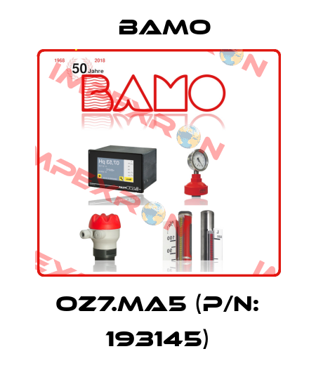 OZ7.MA5 (P/N: 193145) Bamo