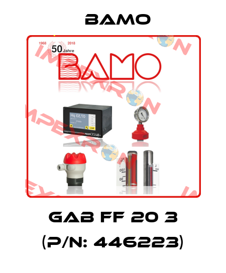 GAB FF 20 3 (P/N: 446223) Bamo