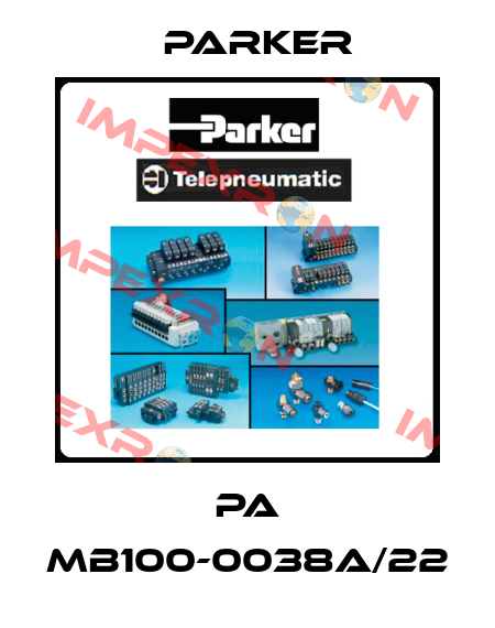 PA MB100-0038A/22 Parker