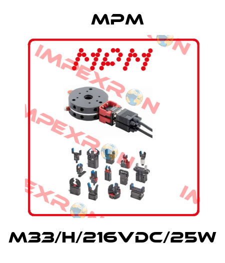 M33/H/216VDC/25W Mpm