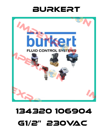 134320 106904 G1/2"  230VAC  Burkert