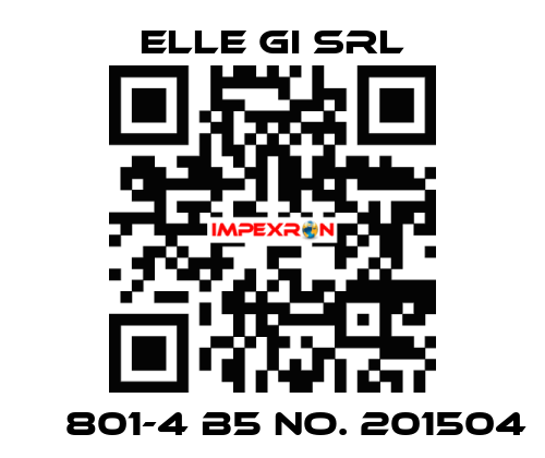 МС801-4 B5 No. 201504 ELLE GI SRL