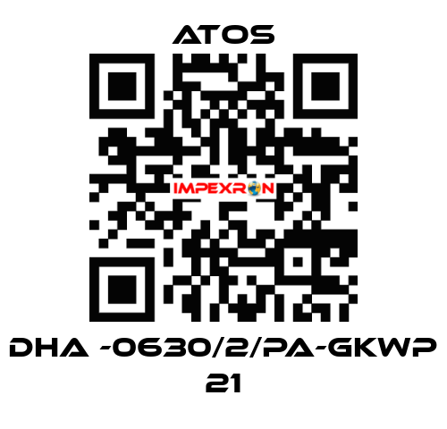 DHA -0630/2/PA-GKWP 21 Atos