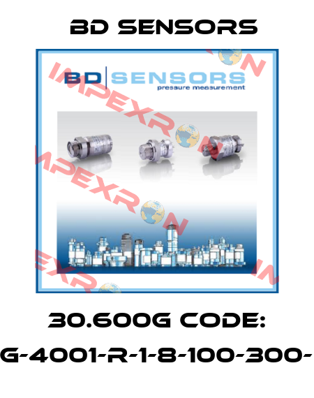 30.600G Code: 30.600G-4001-R-1-8-100-300-2-1-000 Bd Sensors