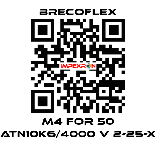 M4 for 50 ATN10K6/4000 V 2-25-X Brecoflex